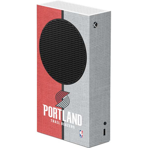 NBA Portland Trail Blazers Canvas Xbox Series S Console Skin